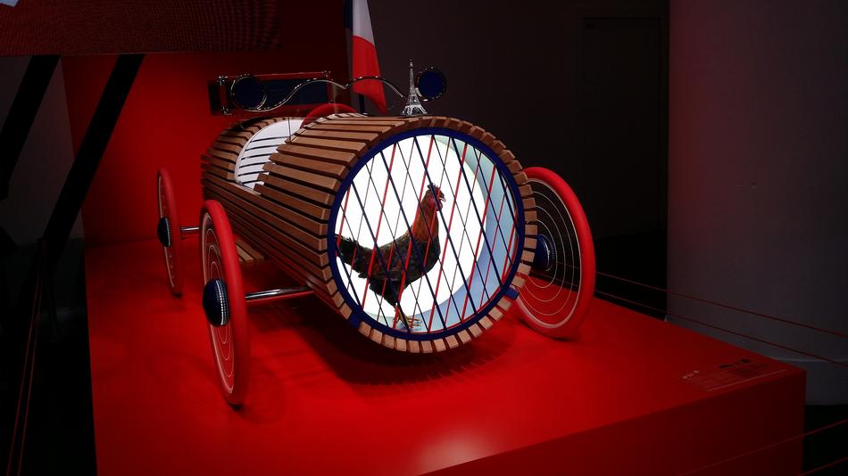 Art Red Car