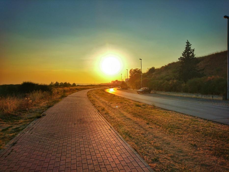 Away Road Sun
