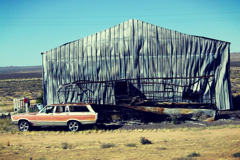 Arizona Road Old Car