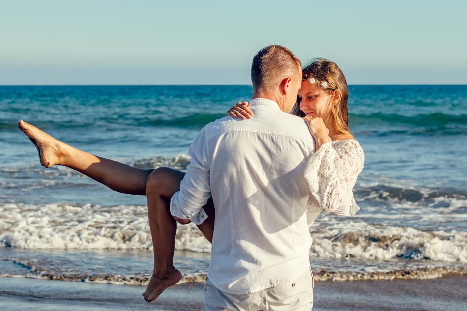 beautiful love by the sea