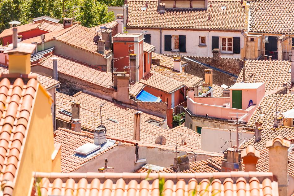 Roofs Collioure Pyrénées