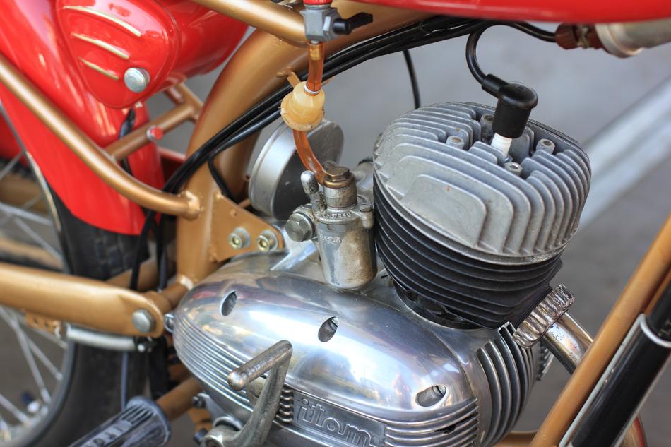 Motorcycle red hollandaise