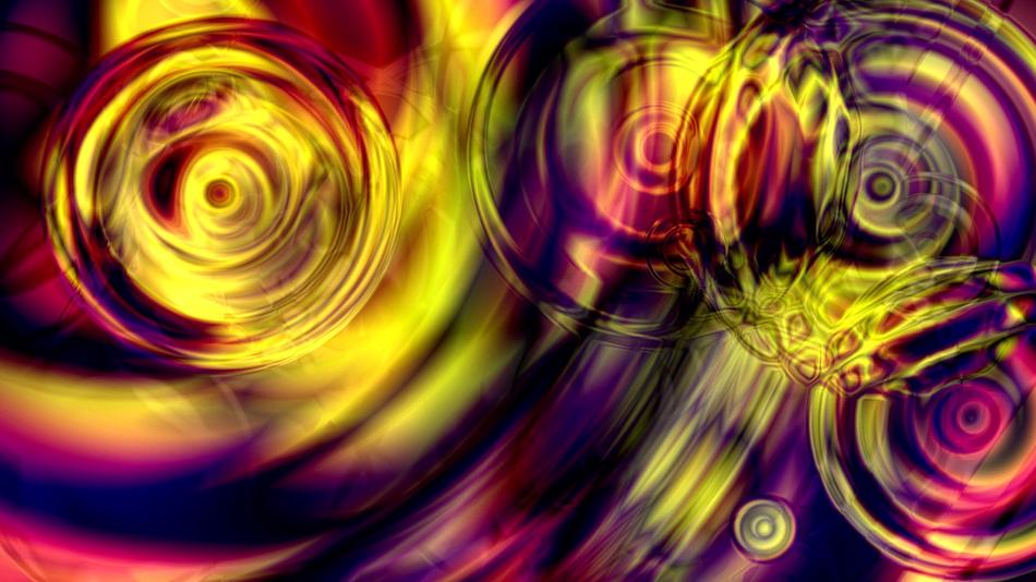colored spiral patterns