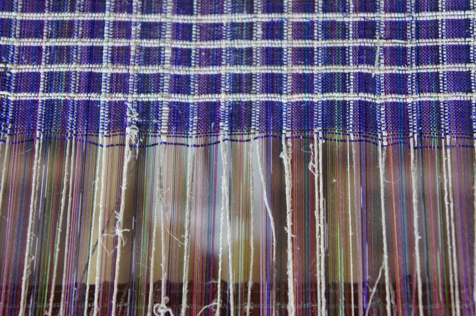 Weaving Loom close-up
