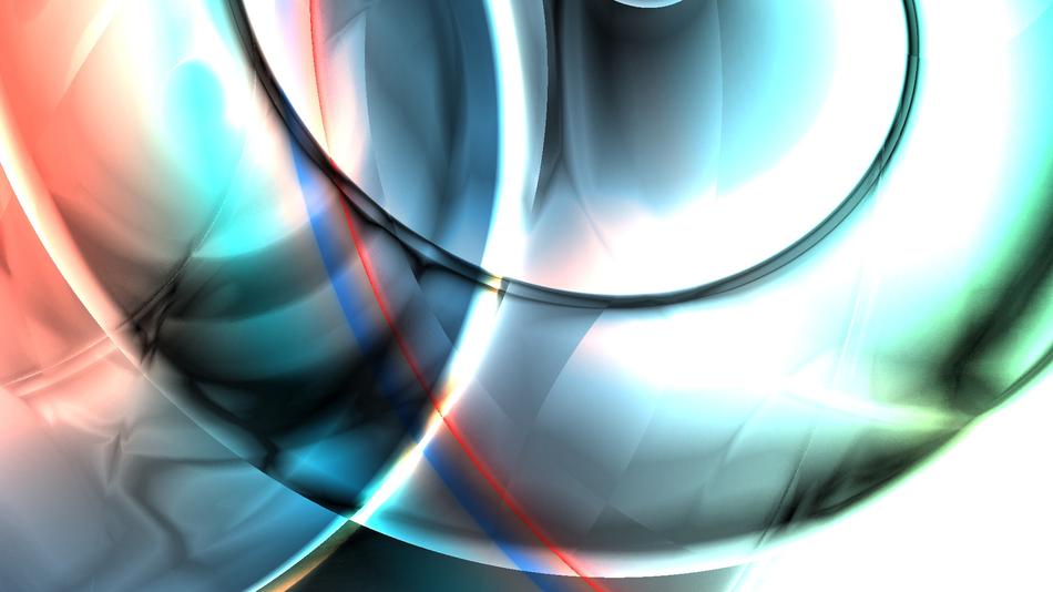 shimmering metal circle