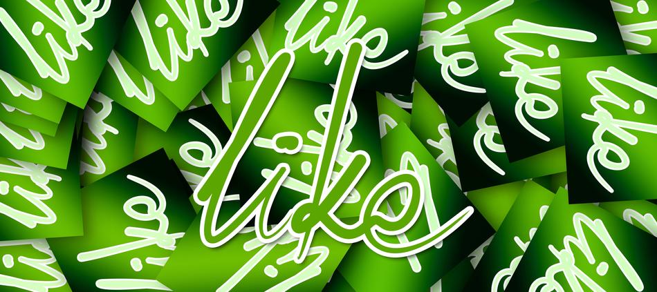 like the green lettering