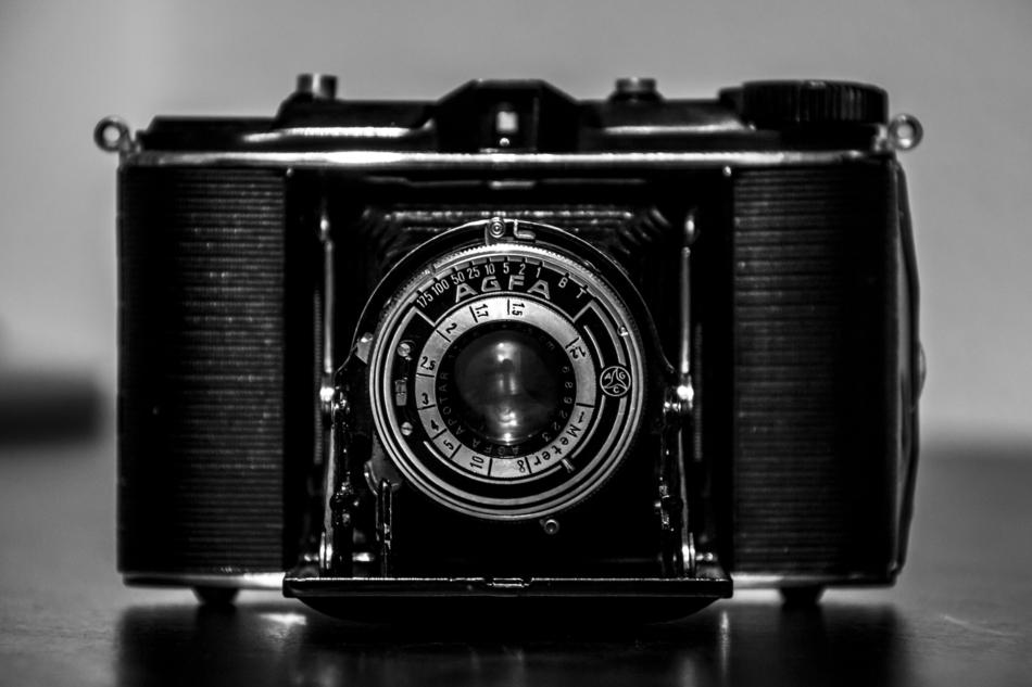 old black camera