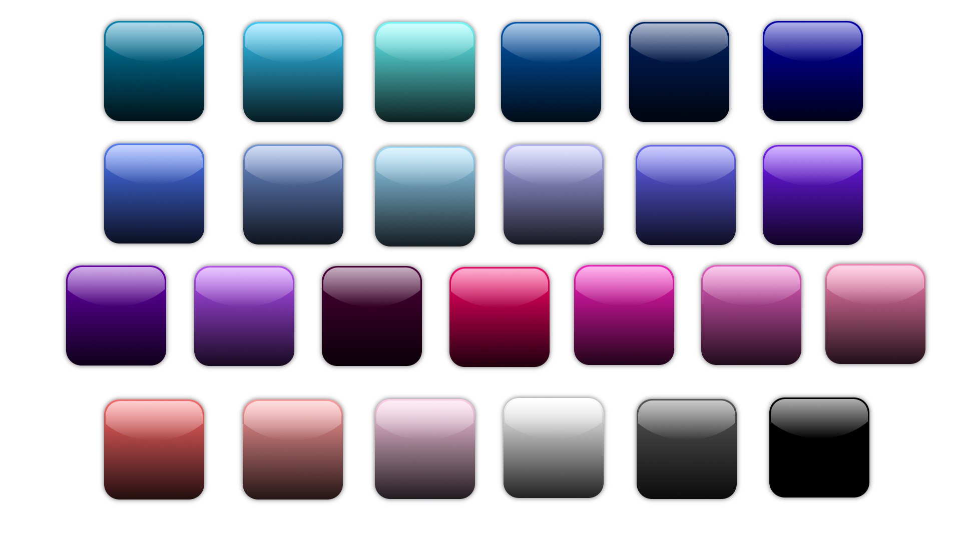 Colored gradient buttons free image download