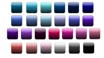 colored gradient buttons
