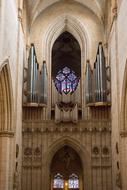 musical organ in a church