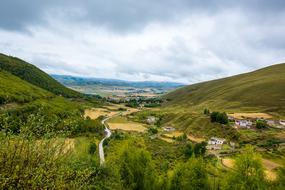 Valley Scenery Landscape