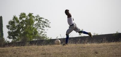 Football Player on field