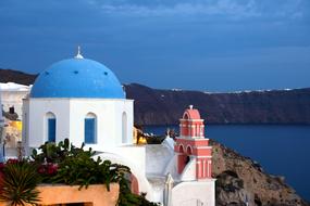 white building with a dome