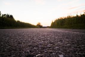 Road Afterglow Sunset