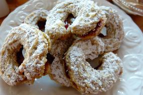 jam sugar pastries