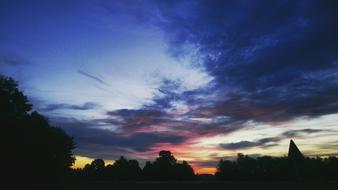 Sky sunset Clouds view
