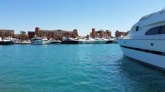 white bow of the boat on the background of the sea