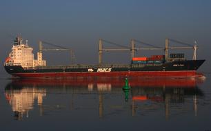Elbe Ship Transport Container