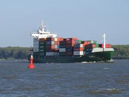 Ship Container Elbe