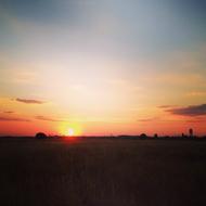 Sunset Berlin Tempelhofer Field