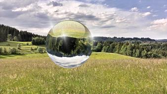 Landscape of allgau Mountains Nature