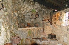 old kitchen in the village house