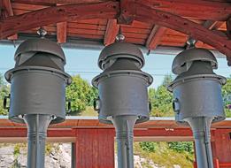 historic bells in the building