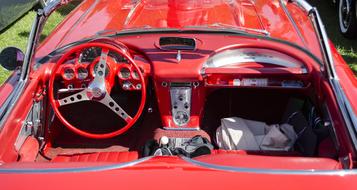 Classic Car Veteran Red