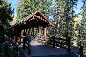 Covered Bridge Nature Landscape