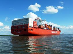 Ship Container Elbe