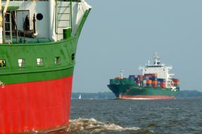 Ship Container Elbe