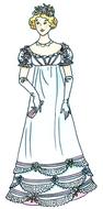 dress fashion ball gown 19 century