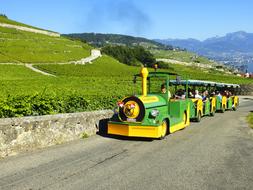 Switzerland Train Sky