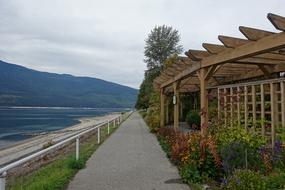 cozy lakeside restaurant