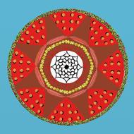 round color digital pattern