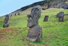 National park in chile on easter island