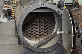 old iron chimney
