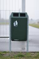 trash can on the street