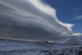 Clouds Sierra Nevada Snow