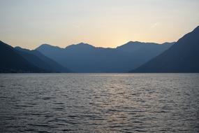 Mountains Sea Landscape
