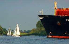 Ship Container Elbe