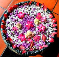 Flower Rangoli Water