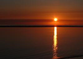 Sunset Dusk view