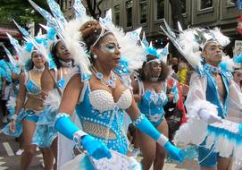 beautiful people in the parade