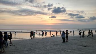 Beach at Sunset in Bali