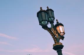 Lamp Lights Street