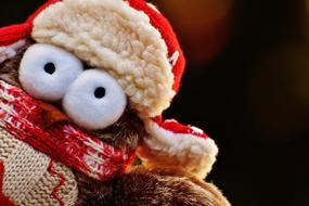 Owl Plush Winter toy