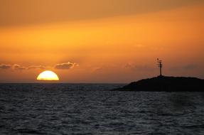 Sunset Landscape Sea