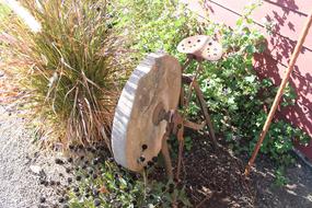 wooden tool in garden