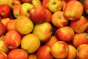 colorful apples